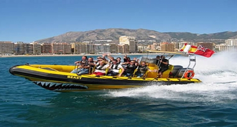 powerboat hire charter fuengirola, Costa del Sol, Spain