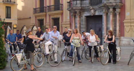 Visita guiada de Malaga en bici