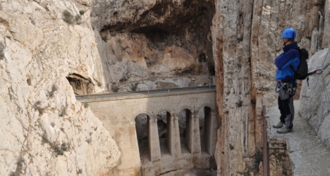 El chorro, king's path camino del rey, andalucia, spain