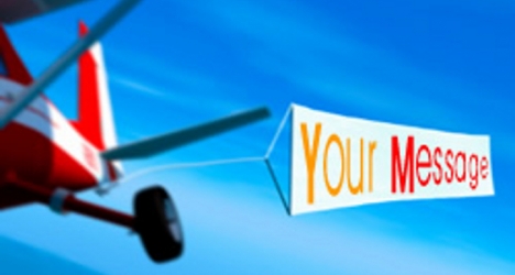 aerial advertising banners, malaga marketing flights, spain