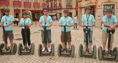 Regalo original de segways en Málaga, costa del sol