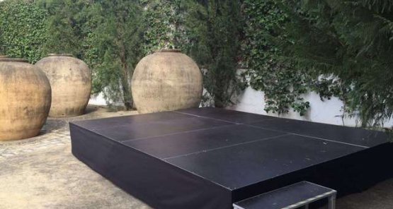 tarimas de escenario marbella, alquiler escenario malaga