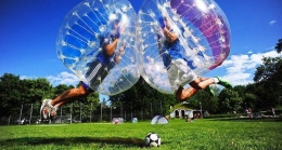 burbujas de futbol en malaga